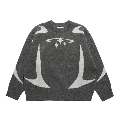 Vintage Stars Graphic Knitwear Sweater